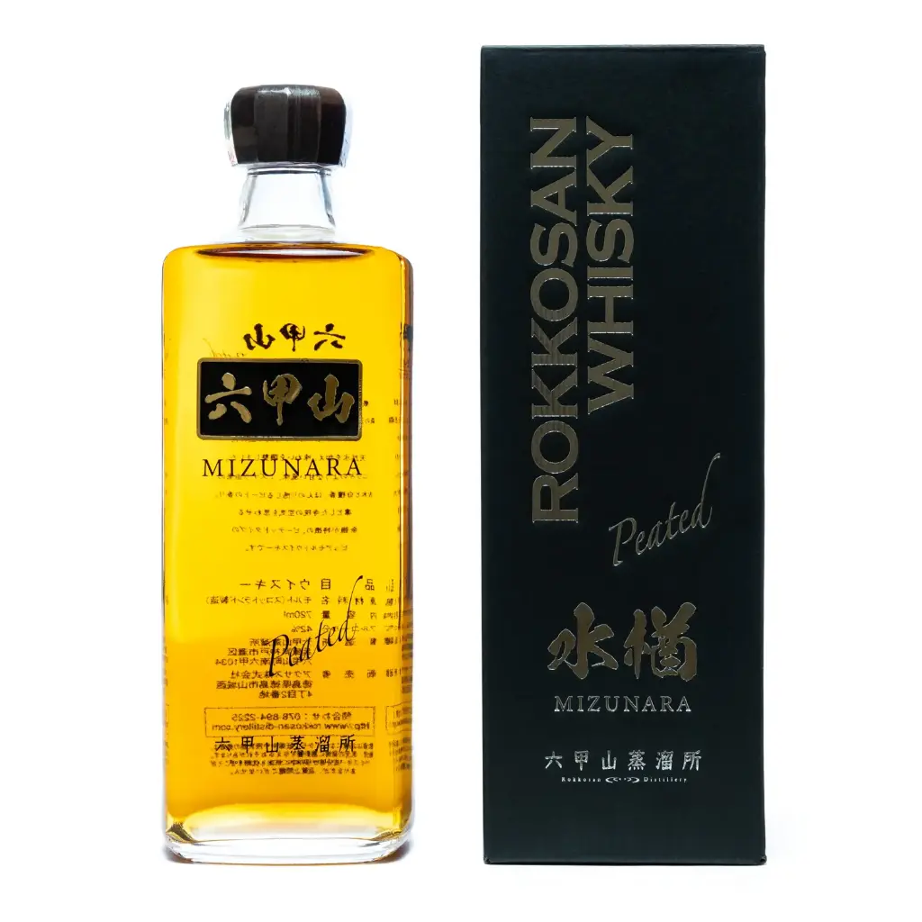 Whisky ROKKOSAN MALT WHISKEY Mizunara PEATED Alc.42%-1